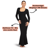 MIDOYA Shapewear-Kleid Amélie™ - Dein formendes Langarmkleid