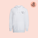 MIDOYA Casual™ - Wohlfühl Hoodie mit Herz-Logo