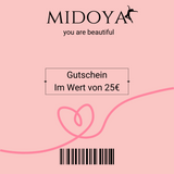 MIDOYA Store Credit Gutscheine - Das perfekte Geschenk für Deine Liebsten