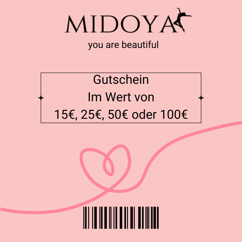 MIDOYA Store Credit Gutscheine - Das perfekte Geschenk für Deine Liebsten