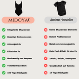 MIDOYA Short Bodiie™ - Dein formender Wohlfühl-Bodysuit